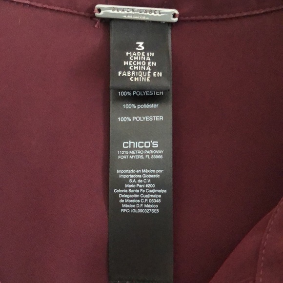 🍷 Gorgeous Chico’s Black Label Sheer Utility Jacket - Picture 2 of 9